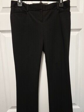 Express Black Dress Pants Slim Trouser Mid-Rise ID 504690 Size 2S